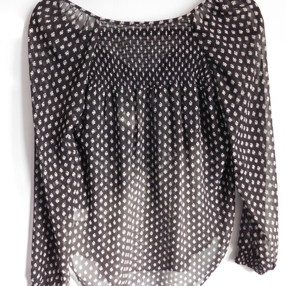 Sheer Black Top! - Picture 3 of 3